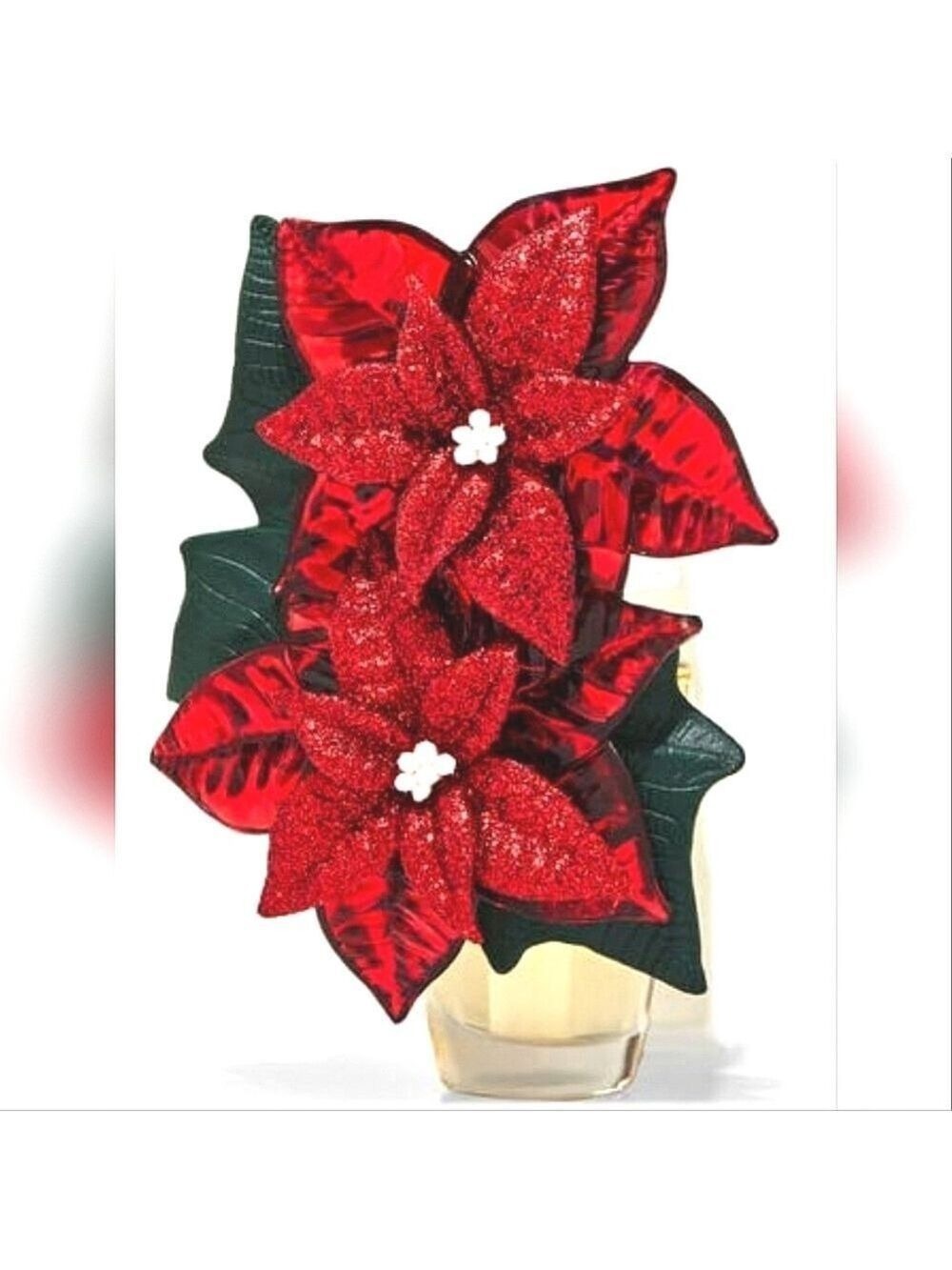 GLITTERY POINSETTIA WALLFLOWER FRAGRANCE PLUG by Bath and Body Works